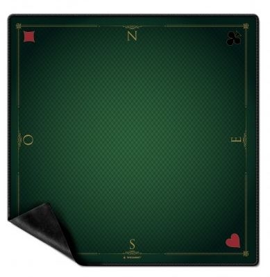 [p1358 groen] Tapis de Cartes Prestige Anti-glissant 60 x 60cm vert
