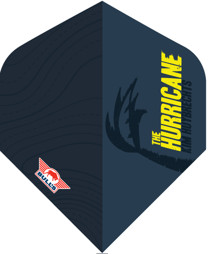 [3022-kim huybrechts the hurricane blue] Dart Flight Kim Huybrechts The Hurricane Blue No.2