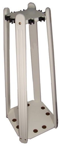 [p1125 Rek Staander wit 8 keu] Cue Stand white 8 cue