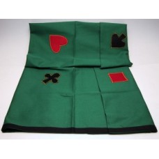 [2085] Cards cloth  green 180 x 120cm