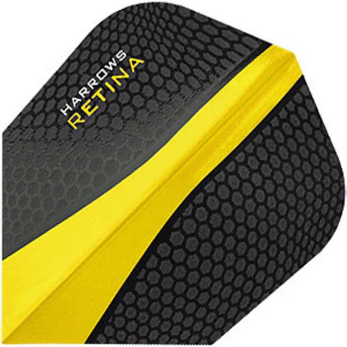 [805-geel] Dart Veer Harrows Retina Yellow