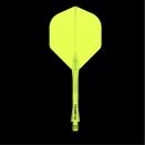 [p6045 - geel] Dart Shaft+Veer Fusion Med - geel