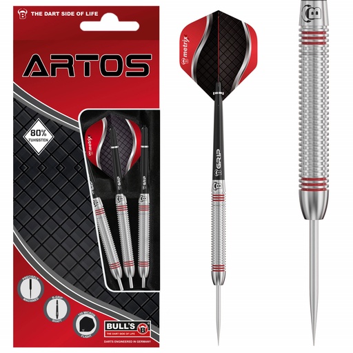 [p7002] BULL'S Artos AR3, Red 80% Tungsten