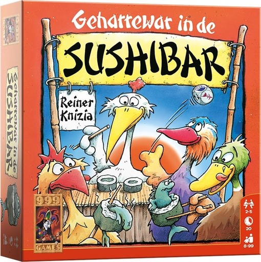 [2547-sushi] Dobbelspel Geharrewar in de SUSHIBAR