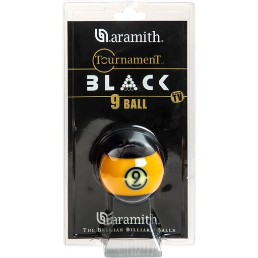 [p7207] Pool Aramith Tournament Black  9-Ball 57,2mm 