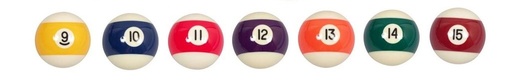 [p07459] Bal Pool - losse nummers 9 t.e.m 15 (Aramith)