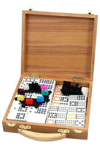 [p2786] Domino Dubbel 12 Mexican Train
