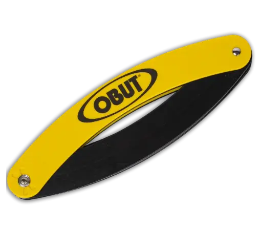 [7643] Petanque Hoepelring Plooibaar zwart/geel