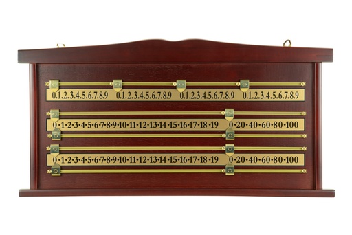 [p7726] Puntenbord Snooker Groot 4 spelers Luxe