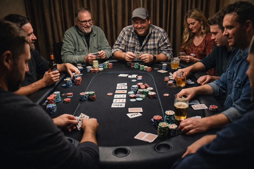 [WE-poker] Pokerset + Blad huren