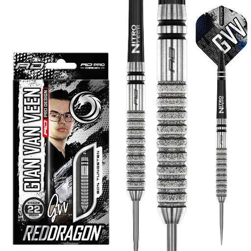 [7932] Darts Red Dragon Gian van Veen Tour Edition 90%