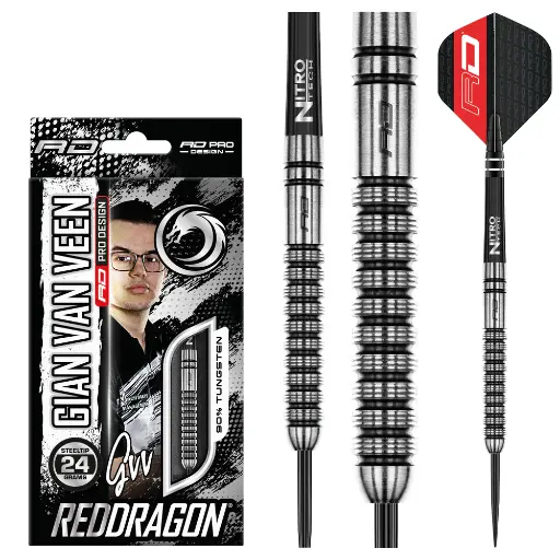 [7933] Darts Red Dragon Gian van Veen 90%