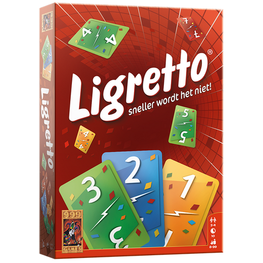 [8034] Ligretto rood - jeu de cartes
