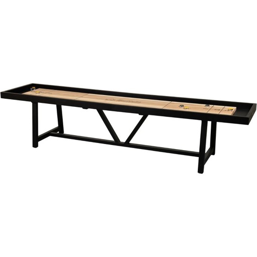 [p8082] American Shuffleboard 12ft zwart