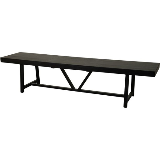[08083] American Shuffleboard afdekplaat 12ft zwart