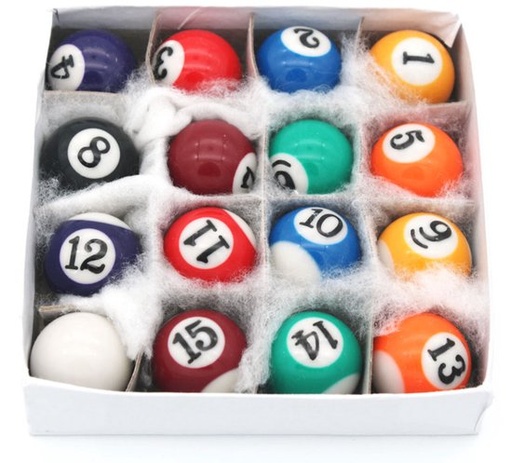 [8148] Pegasi Mini Poolballenset 25 mm – Fenolhars Ballenset voor Mini Pooltafels