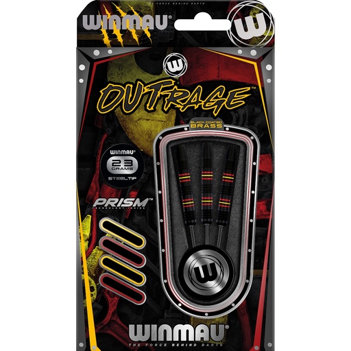 Fléchettes Winmau Outrage Brass