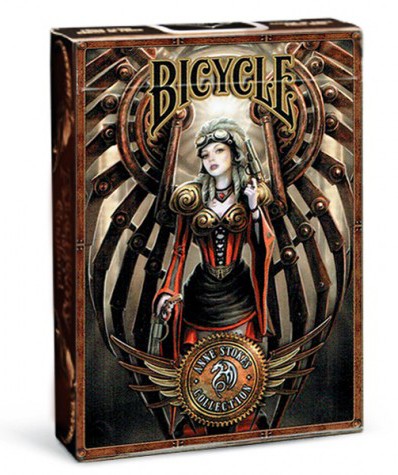 [3040] Cartes Poker  Bicycle Steampunk Anne Stokes