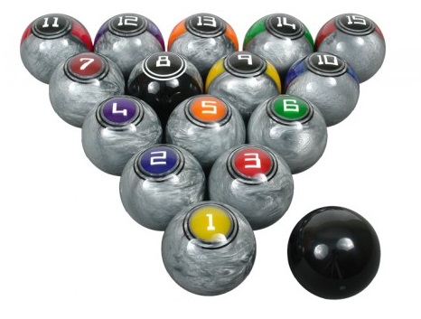 [p5897] Ball set Pool McDermott Galaxy Series