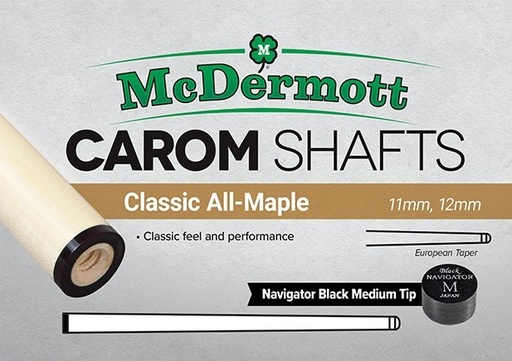 [p3141] Shaft McDermott Classic All-Maple Quick Release