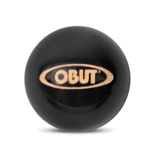 [2714] Petanque doelbal Obut hout zwart