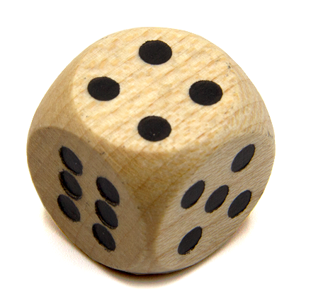 [1969] Dice Wood 25mm