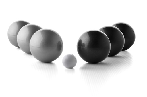 [2803] Kunststof Petanqueballen Boule Bleue Soft Home Indoor