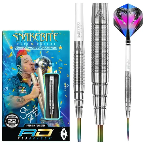 [p07810] Darts Red Dragon Peter Wright Snakebite PL15