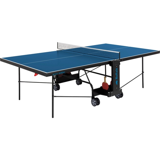 [p2153] Tafeltennistafel Buffalo Nordic Indoor Blauw