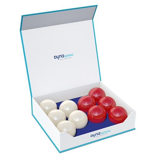 [p5937] Balls Set Dynaspheres Bumper Pool Silver