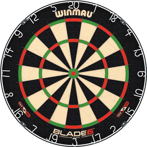 [p0651] Dartboard Winmau Blade 6