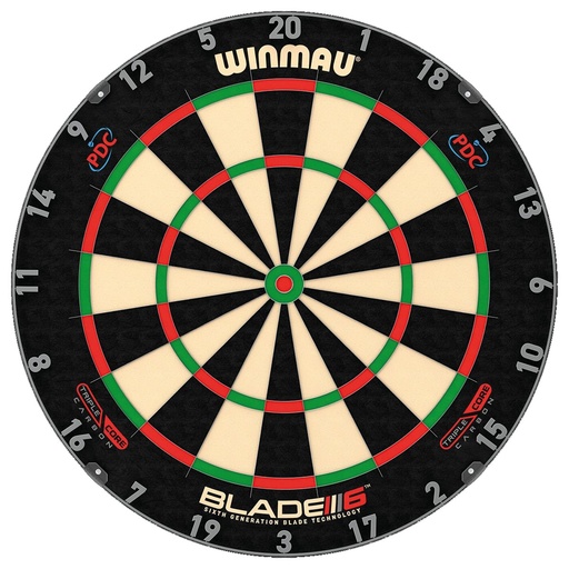 [p0653] Cible Winmau Blade 6 Triple Core                                                                                                                       Cible officiël PDC