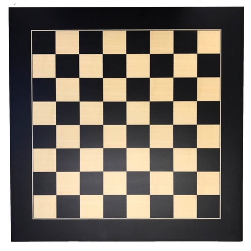 [p2382] Schaakbord Zwart/Ahorn 50mm