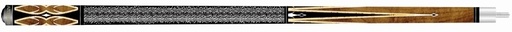 Queue pool Artemis Modèle 4. Brun - Blanc/noir