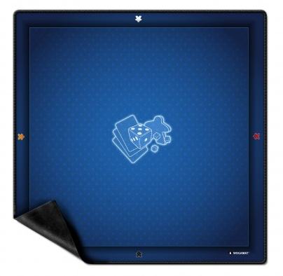 [p3433] Tapis de Cartes Universel Anti-glissant 60 x 60cm bleu