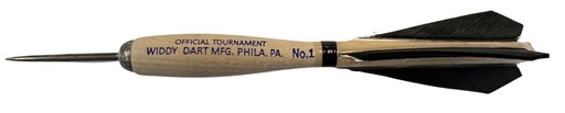 [5952] Fléchettes Belges en bois Widdy No.1 Official Tournament Darts noir