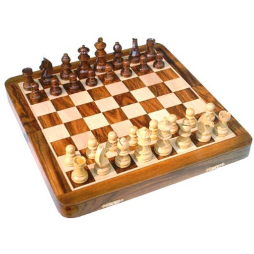 [2317] Chess Set Wooden Box magnetic 30mm