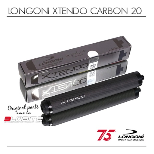 [p5446] Verlengstuk Longoni 3Lobite Xtendo Carbon 20cm