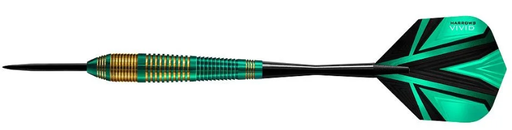 Darts Harrows Vivid Brass Green