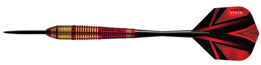 Darts Harrows Vivid Brass Red
