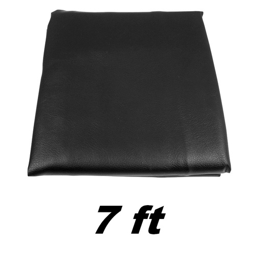 [2243] Dustcover Black Heavy Luxe 7ft