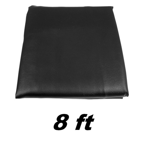 [2244] Dustcover Black Heavy Luxe 8ft