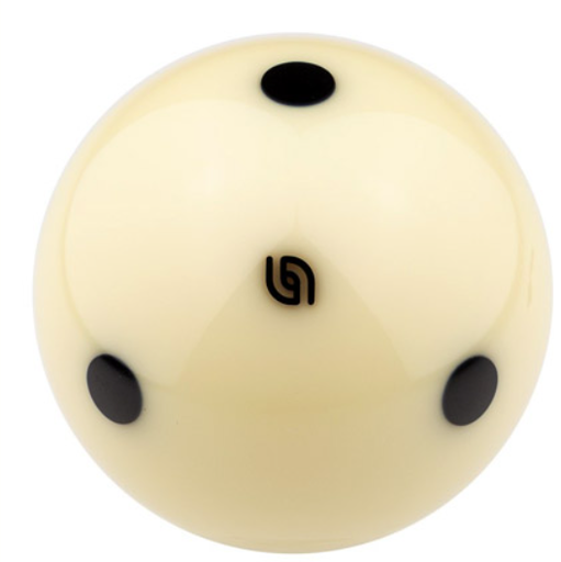 [p5383] Bal Pool - Wit 57,2mm Black Edition