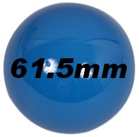 [0968] Bal - Los 61,5mm Aramith Blauw