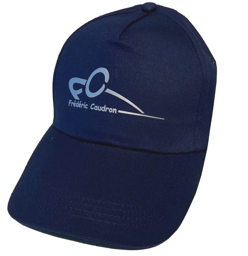 [p3980] Casquette Fréderic Caudron bleu