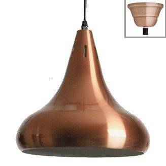 [1076] Lichtscherm Metaal Koper Klok