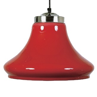 [3555] Lichtscherm Roodkleurige Klok