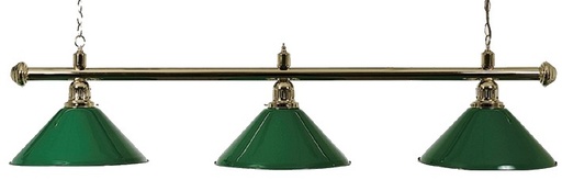[p3705] Lampshade 3-Clocks Green