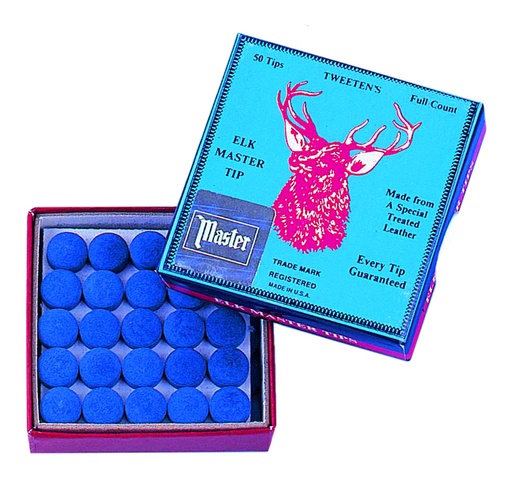 [1282] Cue Tip Elk Master 12mm/50 pieces