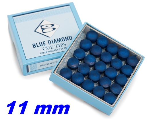 [p5204] Pomerans Brunswick Blue Diamond 11mm/50 stuks
